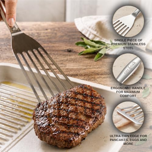 Stainless Steel Fish Spatula Set, 2-Piece