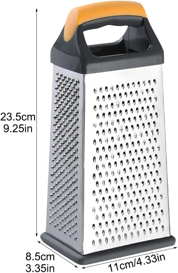 Cheese Grater, 4-Sided Box Grater - Image 2