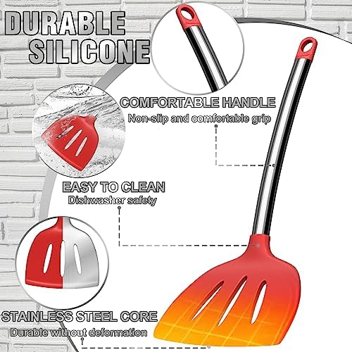 Umite Chef Kitchen Utensil Set, 34-Piece, Red