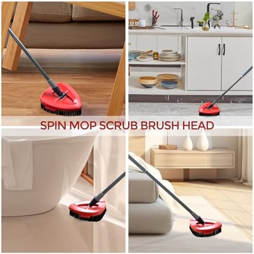 2-Pack Replacement Scrub Brush Heads for EasyWring 1-Tank System