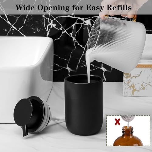 Foaming Soap Dispenser Thick Ceramic Foam Hand Soap Dispenser for