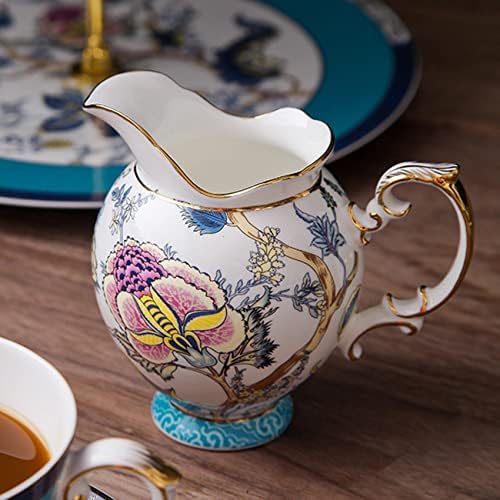 ACMLIFE Porcelain Creamer Set for Coffee Cup Set, 10.6 oz Bone China