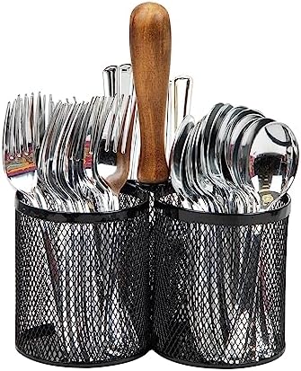 Mind Reader Utensil Holder, Silverware Organizer, Caddy, Cutlery