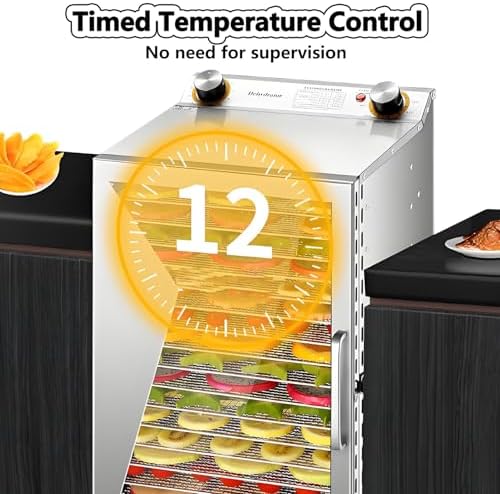 Fruit Freeze Dryer Machine, Stainless Steel, 8-Layer