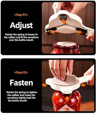 4-in-1 Jar Opener for Seniors with Arthritis, Black