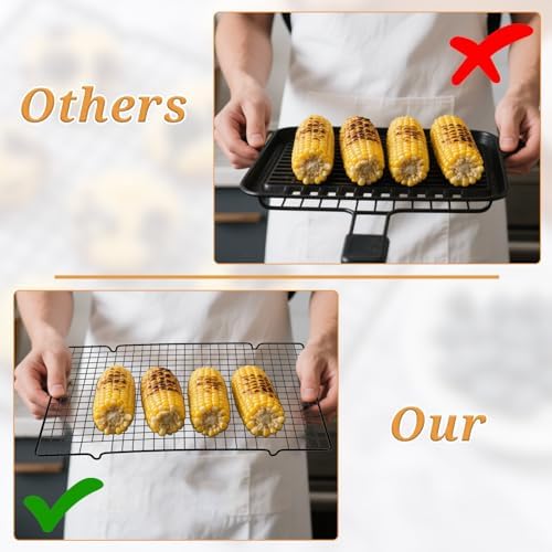 6Pcs 16x10 Inch Cooling Racks, Stainless Steel Baking Rack with