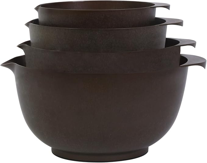 BoxedHome 4 Quart Large Plastic Mixing Bowls, Microwave Safe Mixing Bowl Set by BoxedHomeProducts