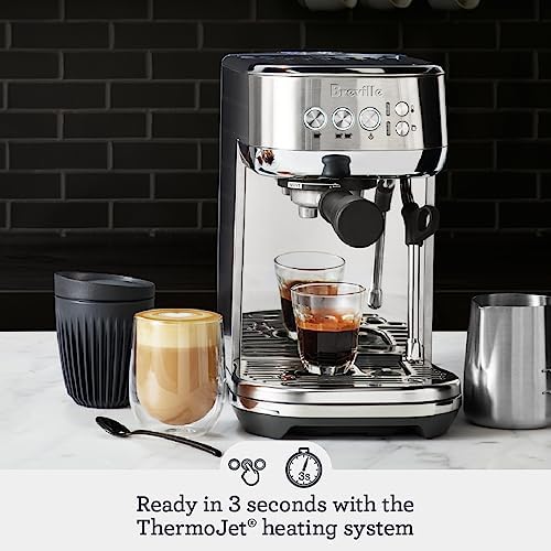 Breville Bambino Plus Espresso Machine, Brushed Stainless Steel