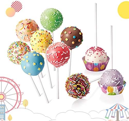 20-Cavity Silicone Cake Pop Mold Set With Lollipop Sticks, Treat Bags
