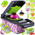 5-in-1 Vegetable Chopper and Mandoline Slicer, 6 Blades