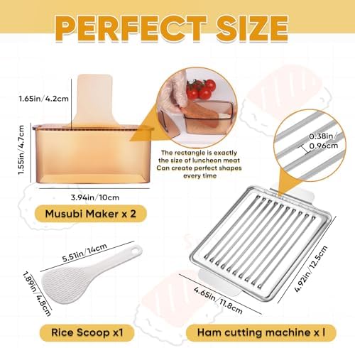 Musubi Press Mold Kit, 2 Pack, Champagne