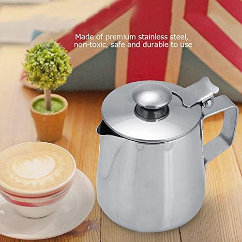 Milk Frothing Pitcher Stainless Steel Coffee Milk Frother Cup Mug Foam