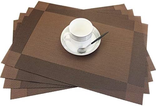 PIGCHCY Place Mats Heat-Resistant Non Slip Placemats Washable Easy to