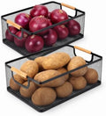 Potato and Onion Storage Bin, Set of 2 Potato Storage Onion Holder