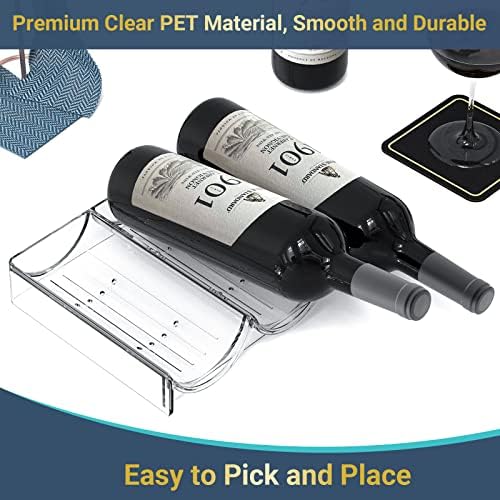 Plastic Water Bottle Organizer and Wine Rack Storage Holder,4 Tier 12