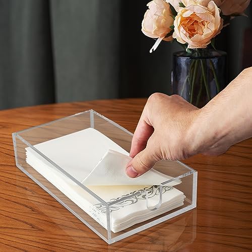 Clear Acrylic Napkin Holder for Disposable Paper Towels