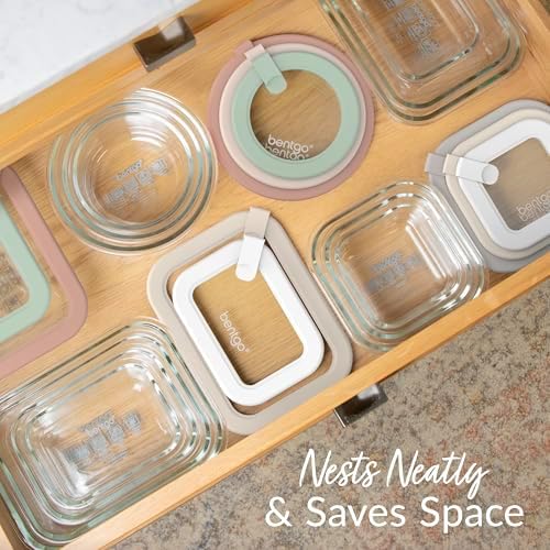 Bentgo Signature 4-Piece Glass Food Storage Container Set