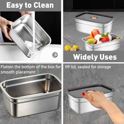 1.5L Replaceable Container for Heated Lunch Box Stainless Steel 304 SS