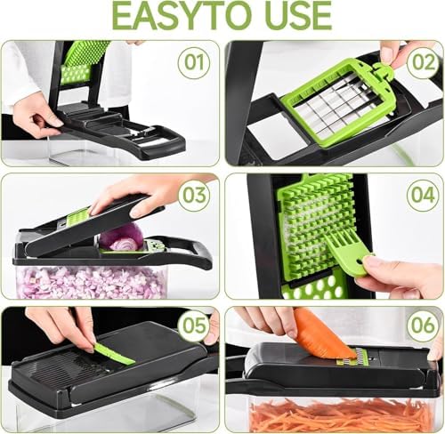 15 in 1 Vegetable Chopper with Container