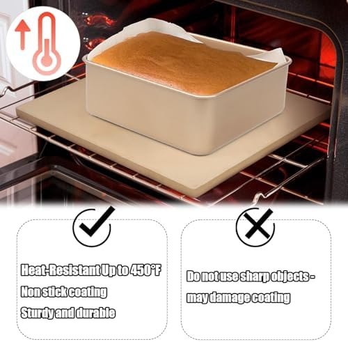 Baking Pan, 2 Pack Brownie Pan Square Baking Pan Square Cake Pans For