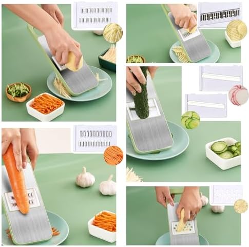 6-in-1 Stainless Steel Mandoline Slicer