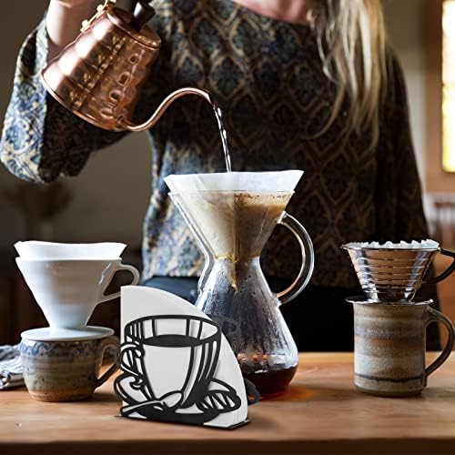 Metal Coffee Filter Stand - Holder & Rack for Coffee Filters, Paper