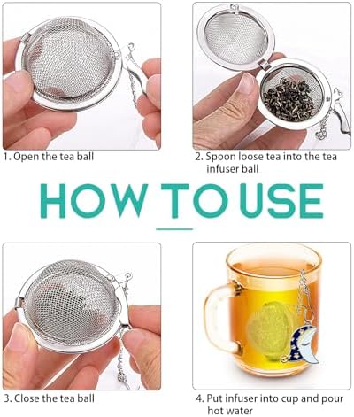 2pcs Loose Leaf Tea Steeper with Freddy's Sun and Moon Couple Costume