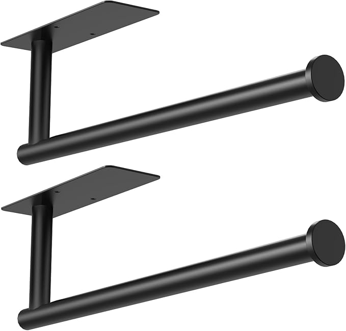 CUXIXA Paper Towel Holder Under Cabinet 2 Pack, Under Counter Paper Towel by CUXIXA