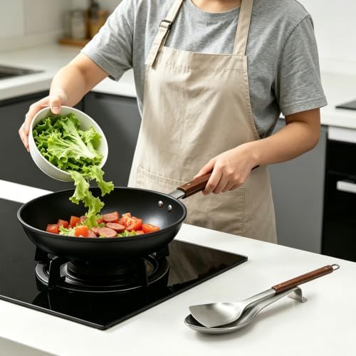 8 Pack Stainless Steel Spoon Rest, 10 Inch Ladle Spatula Holder