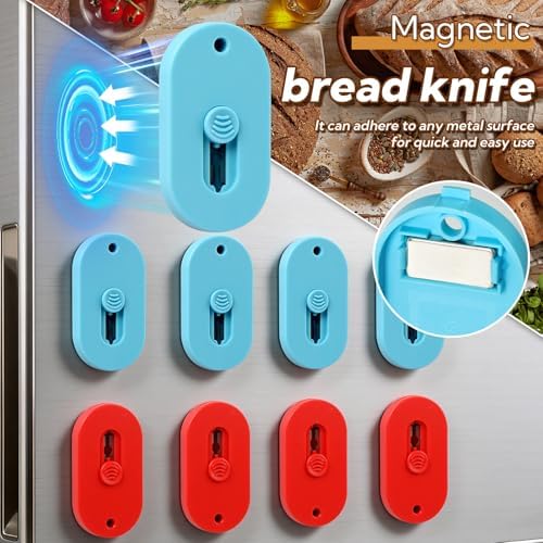 VZZNN 8 Pack Professional Bread Lame,Extractable & Magnetic Bread Lame
