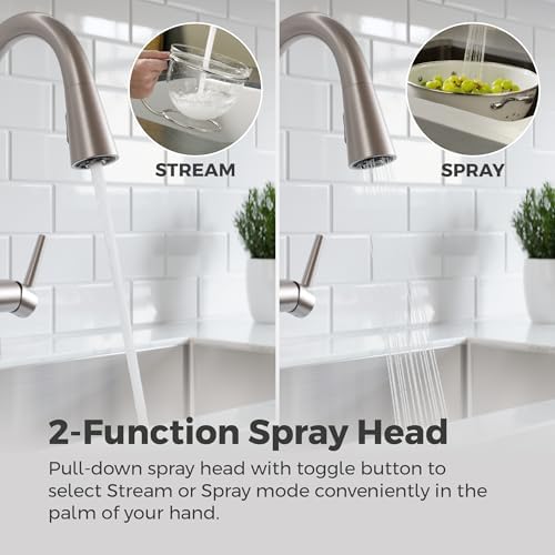 Pfister F-529-7BARGS Pull-Down Kitchen Faucet, Stainless Steel