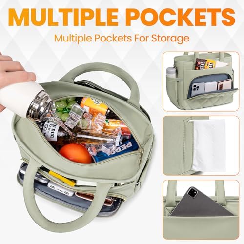 Artelaris Lunch Bag Women, Adult Insulated Lunch Box, Leakproof Lunch