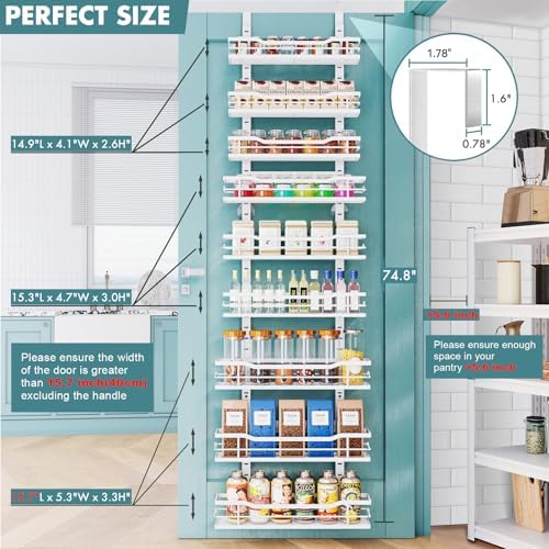 Eastherry 9-Tier Over the Door Pantry Organizer