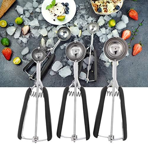 Gavigain 3PCS Cookie Scoop Set, Ice Cream Scoop for Baking Set