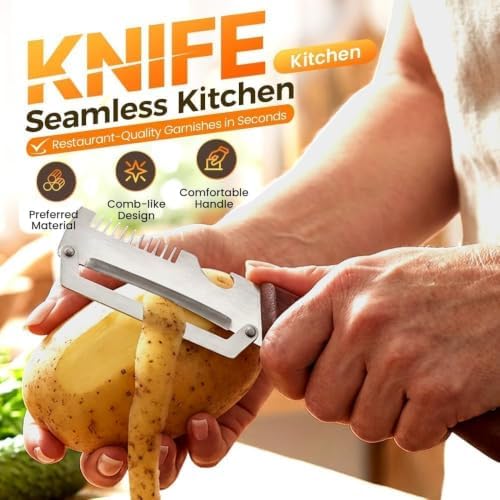 Thickened Fruit Peeler Knife Shredding Peeler,All-in-one Stainless
