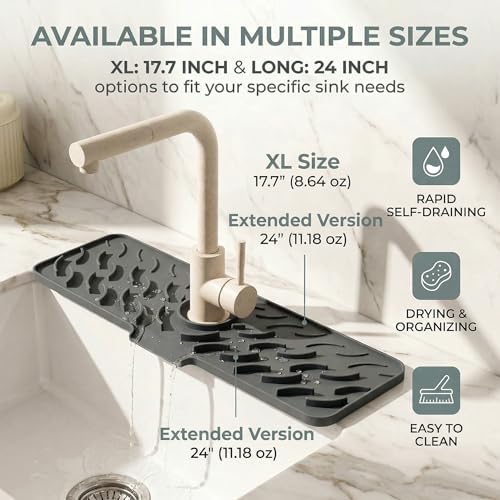 Silicone Faucet Splash-Proof pad, Multifunctional Water-Saving