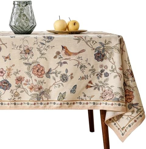 ISAENNE Designer French Linen Rectangular