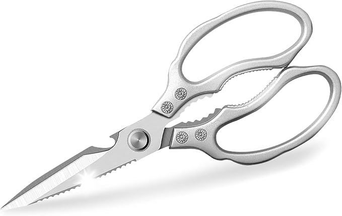 AWinjoy Heavy Duty Sharp Kitchen Scissors, Dishwasher Safe, Cooking Shears by AWinjoykitchenshears