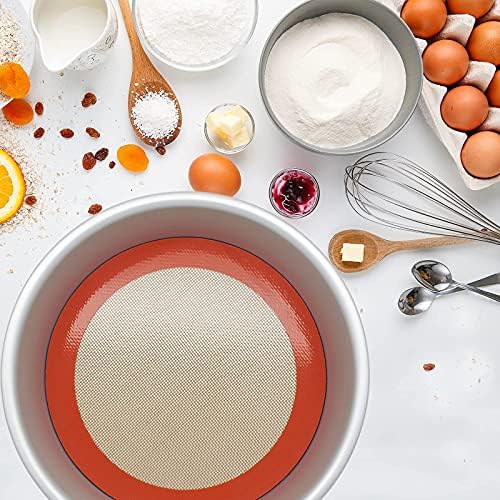 Silicone Baking Mats, 2 Pcs, 9 Inch Round