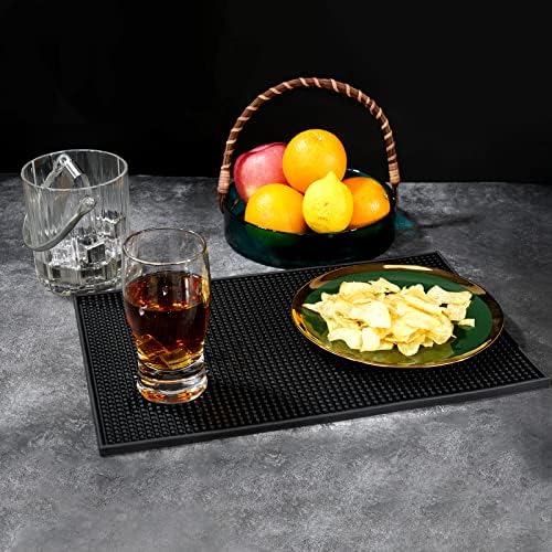 BARsics PVC Bar Service Mat for Cocktail Bartender 18x12 inches