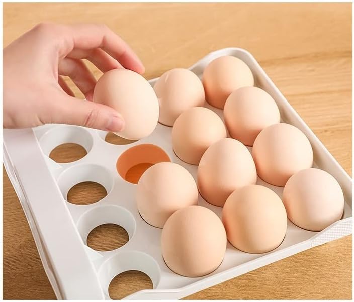 32 Capacity Egg Holder, Egg Storage Drawer, Organizer for Kitchen