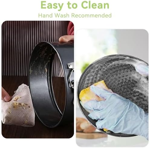 USLAI 6 Inch Springform Pan, Nonstick & Leakproof