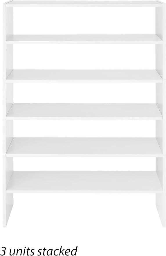 Whitmor Stackable 31" Extra Wide 2-Shelf Storage Organizer - Image 6