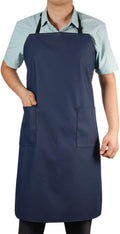 VWELL Waterproof Rubber Vinyl Apron W/ 2 Pockets by VWELL