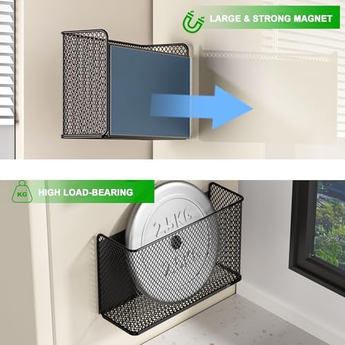 Magnetic Shelf Basket Bin for Washer Dryer