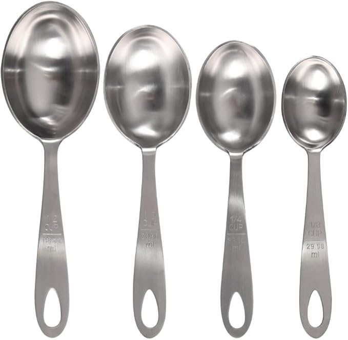 Lindy's MPC4 4-Piece Stainless Steel Measuring Scoop Set, 9 inches long - Image 4