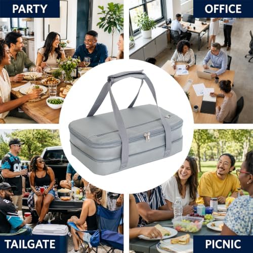 Glad Cook & Take Glass Baking Dish Set with Lids and Carrier