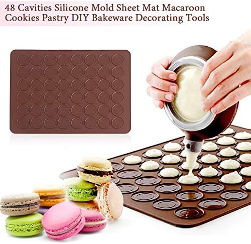 Macaron Silicone Baking Mats Kit, Food Grade Silicone Macaron Silicone