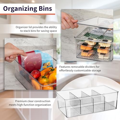 ClearSpace Pantry Organization and Storage Bins with Removable