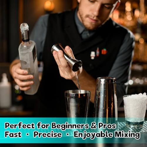 Double Cocktail Jigger Bartending Set Japanese Premium 304 Stainless